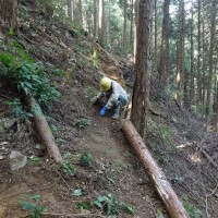 【報告】2014年9月度 出前間伐部会 林内歩道まず整備