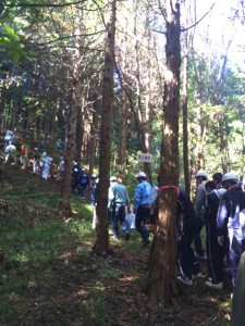 現場へ向かう風景