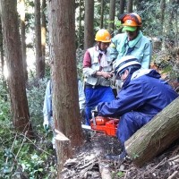 【報告】2014年10月度 出前間伐会in安佐町 DSC00493