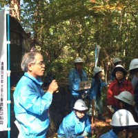 【報告】平成26年度大田川源流の森 森林活動 In 吉和 説明