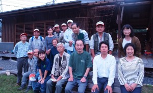 植物観察会　集合写真