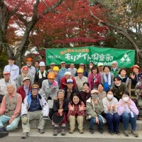 2021年11月 例会活動報告「黄金山」見晴らしを取り戻す間伐作業 例会集合