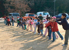 みんなで一斉に、それー!