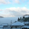 新春の雪景色 『大雪警報発令中の山陰方面』 を望む snow