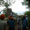 2014.5.25 「鈴峰石碑」周辺整備 石碑