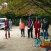 【報告】2014年10月度定例 In 恵下山公園 朝礼大学生紹介