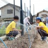 【報告】「種からつなぐみんなのひまわりプロジェクト」現状報告 網張り