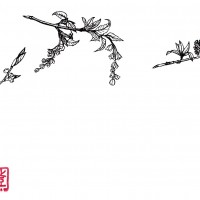 【ひと枝】春を告げる木の花 たち 今月のひと枝(201704)